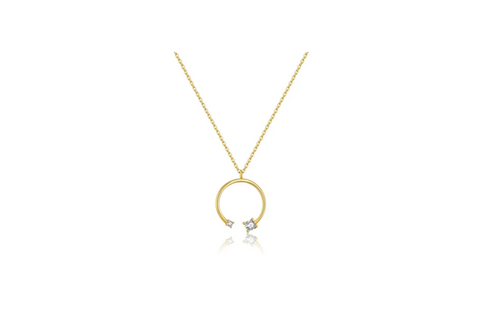 Open Circle Necklace