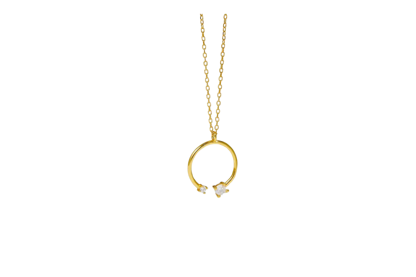 Open Circle Necklace