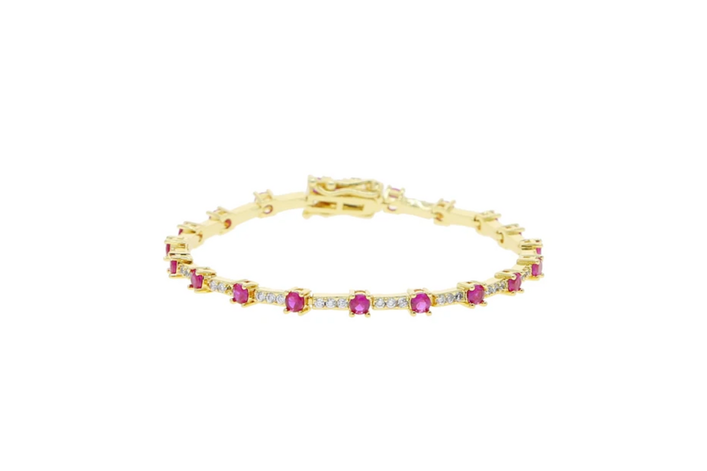 Colored cz Tennis Bracelet