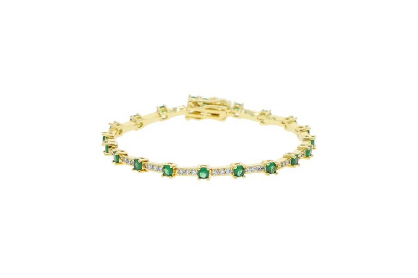 Colored cz Tennis Bracelet