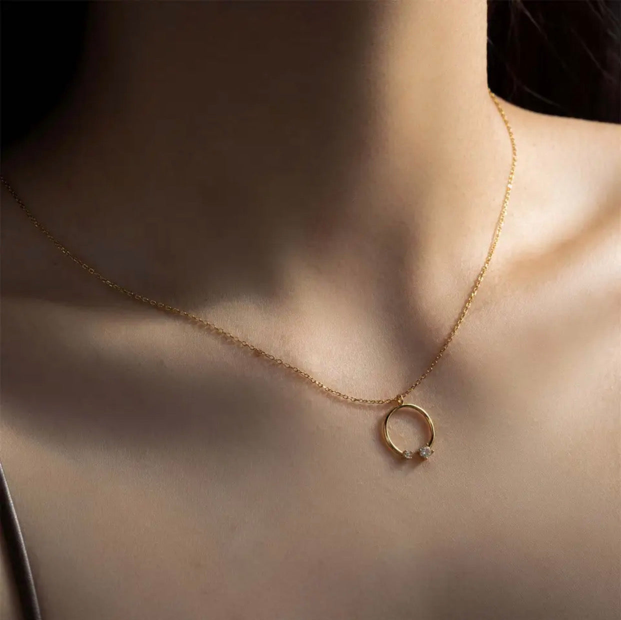 Open Circle Necklace